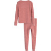 Taylor Long Sleeve Pajamas, Ditsy Hearts - Pajamas - 3