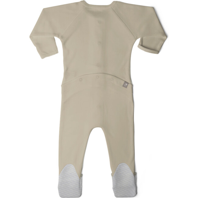 Solid Zip Footie, Soybean - Onesies - 5