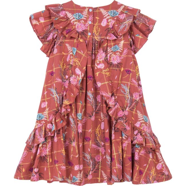 Tess Dress, Vintage Floral & Orange - Dresses - 2