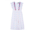 Monica Dress, Multi Dot Dobby - Dresses - 1 - thumbnail