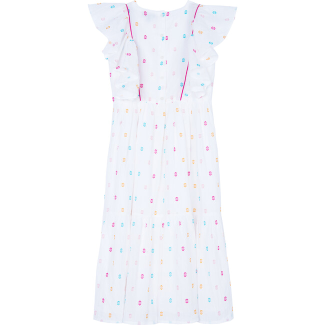 Monica Dress, Multi Dot Dobby - Dresses - 2