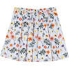 Chrissy Skirt, Pressed Flowers Print - Skirts - 1 - thumbnail