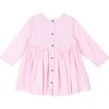 Camille Dress, Pretty in Pink Cotton Twill - Dresses - 2