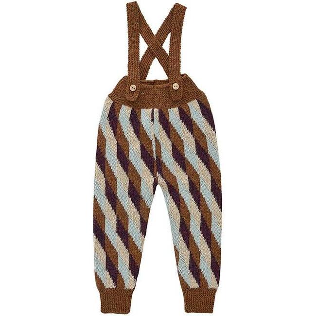 Double Suspender Pants Hazelnut, Brown