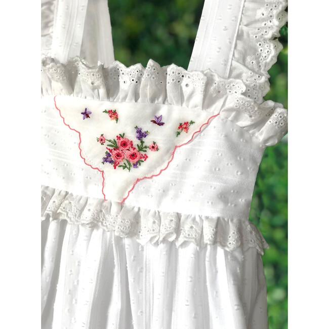 2y Heirloom Handkerchief Dress, Embroidered Garden Lindsey Berns