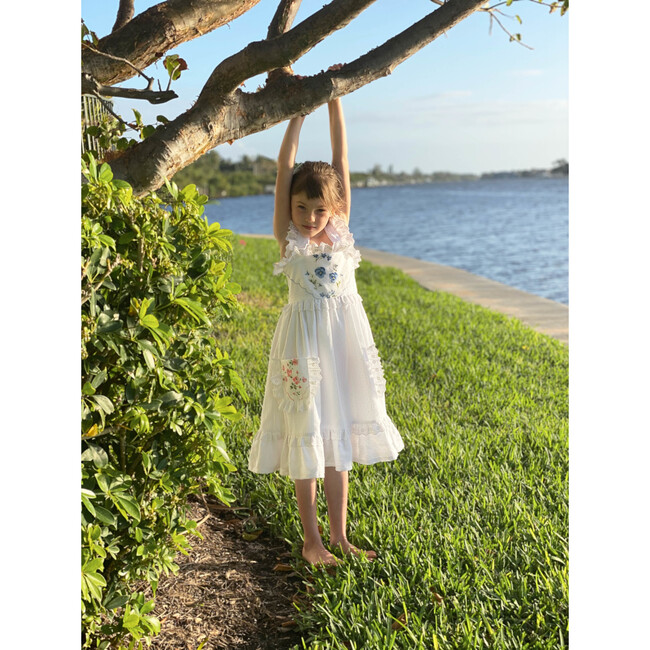 2y Heirloom Handkerchief Dress, Embroidered Garden Lindsey Berns