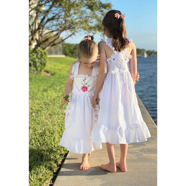 10y Heirloom Handkerchief Dress, Ribbons & Roses - Dresses - 2