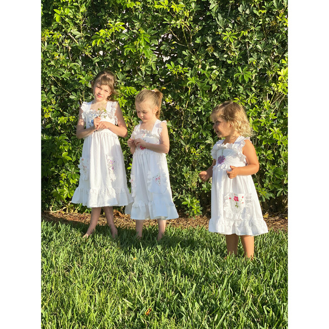 10y Heirloom Handkerchief Dress, Ribbons & Roses - Dresses - 3