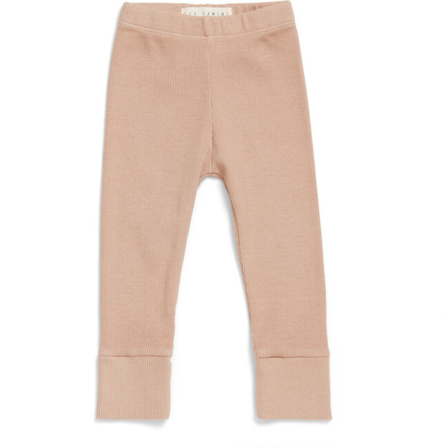 The Ribbed Leggings, Rose