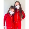 Double Embroidered Bear Reusable Toddler & Kid Face Mask - Face Masks - 2