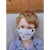 Singular Embroidered Bear Reusable Toddler & Kid Face Mask - Face Masks - 3