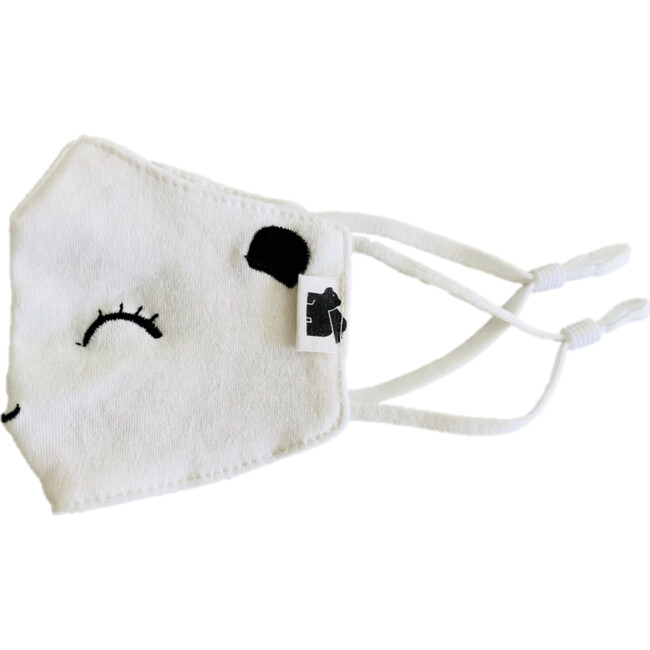 Double Embroidered Bear Reusable Toddler & Kid Face Mask - Face Masks - 5