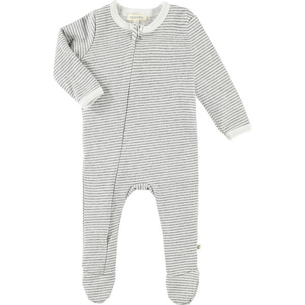 White Jersey Footie Romper