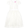Sienna White Tulle Star Girls Party Dress - Dresses - 1 - thumbnail