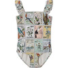 *Exclusive* Girls Nativa One-Piece, Postage Stamp - One Pieces - 1 - thumbnail