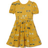 *Exclusive* Girls Pomelo Dress, Yellow Dragonfly - Dresses - 1 - thumbnail