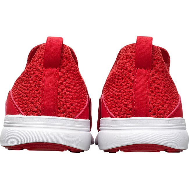 Youth TechLoom Bliss Sneaker, Red & White - Sneakers - 3