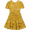 *Exclusive* Girls Pomelo Dress, Yellow Dragonfly - Dresses - 2 - thumbnail