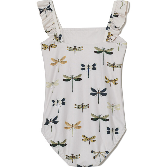 *Exclusive* Girls Nativa One-Piece, White Dragonfly - One Pieces - 3