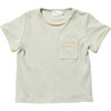 Piped T-Shirt, Grey - Tees - 1 - thumbnail