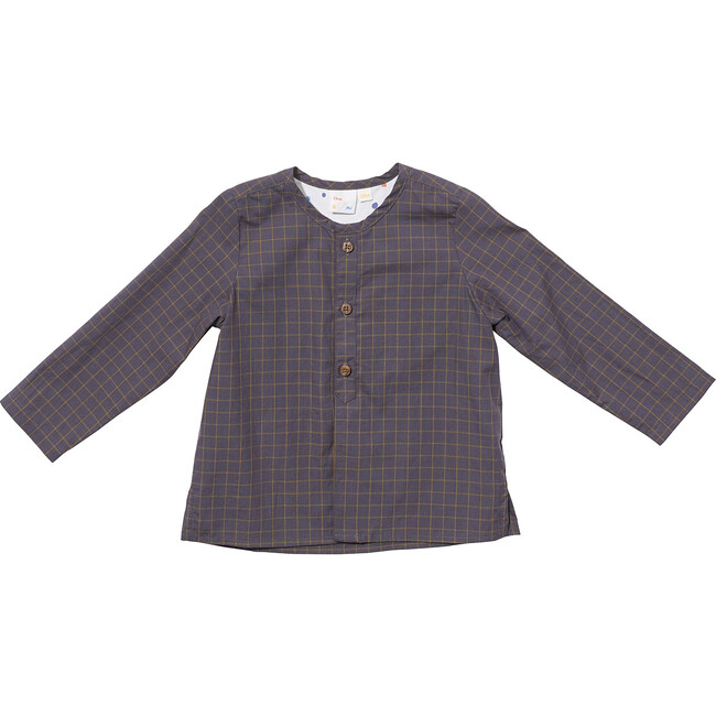 Lupo Baby Shirt, Heather Plaid - Shirts - 1