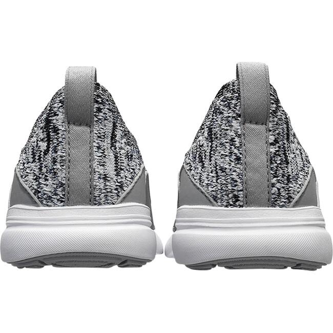 Kids TechLoom Bliss Sneaker, Heather Grey & White - Sneakers - 3