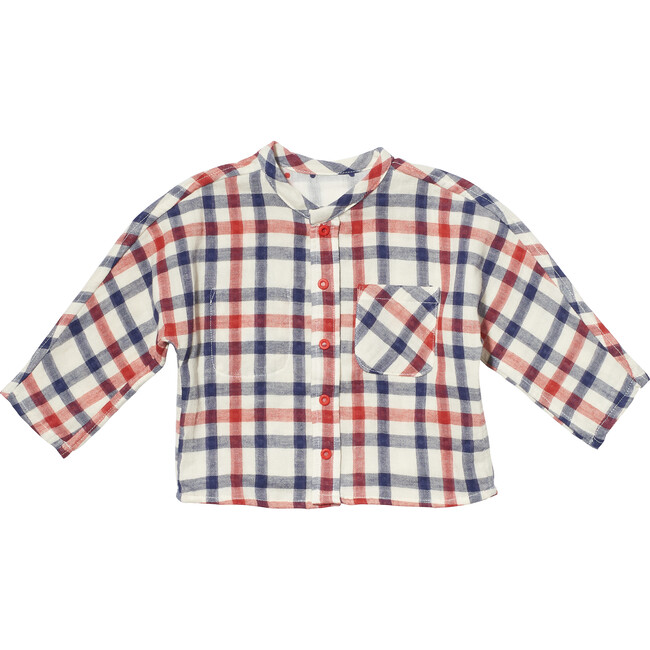 Jack Lee Baby Shirt, Red Check - Shirts - 1