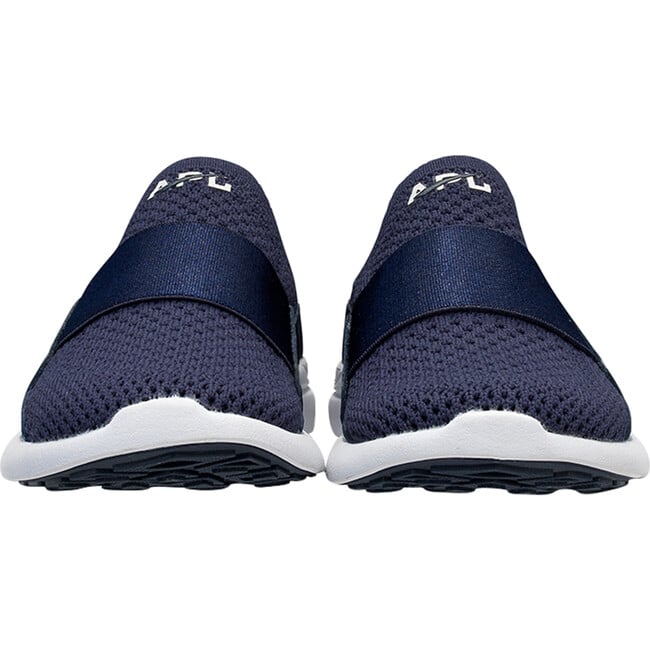 Kids TechLoom Bliss Sneaker, Navy & White - Sneakers - 4