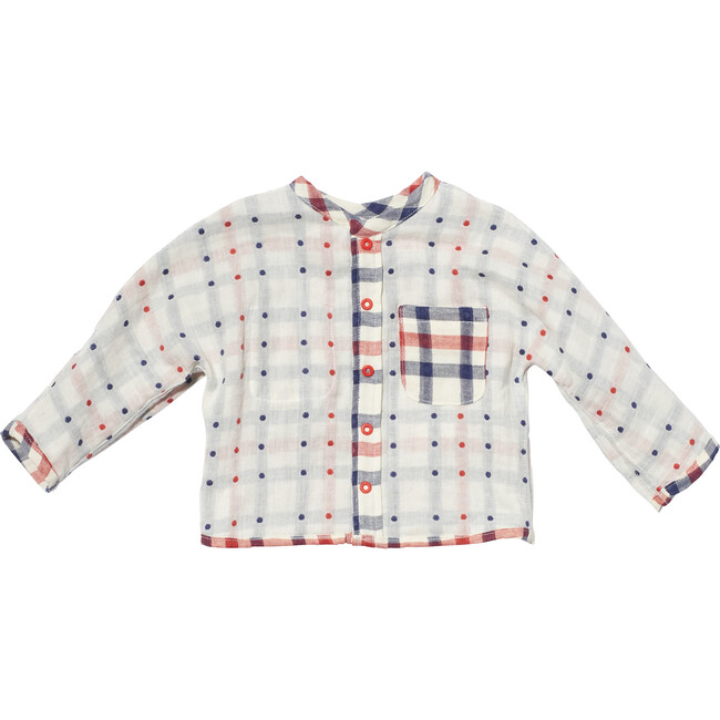 Jack Lee Baby Shirt, Red Check - Shirts - 2