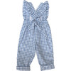 Lucy Jumper, Blue Gingham - Rompers - 2