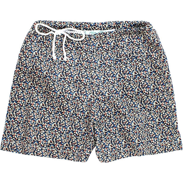 Liberty Sun Short, Pepper Blue - Flora and Henri Sun Shop | Maisonette