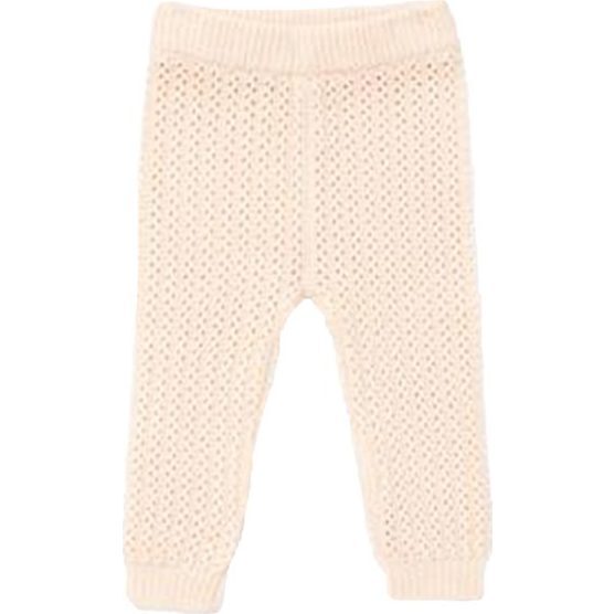 Cashmere Knitted Pant, Pale Pink - Pants - 1