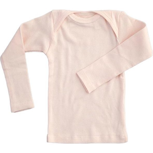 Rib Lap Shoulder Tee Long Sleeve Blossom - T-Shirts - 1