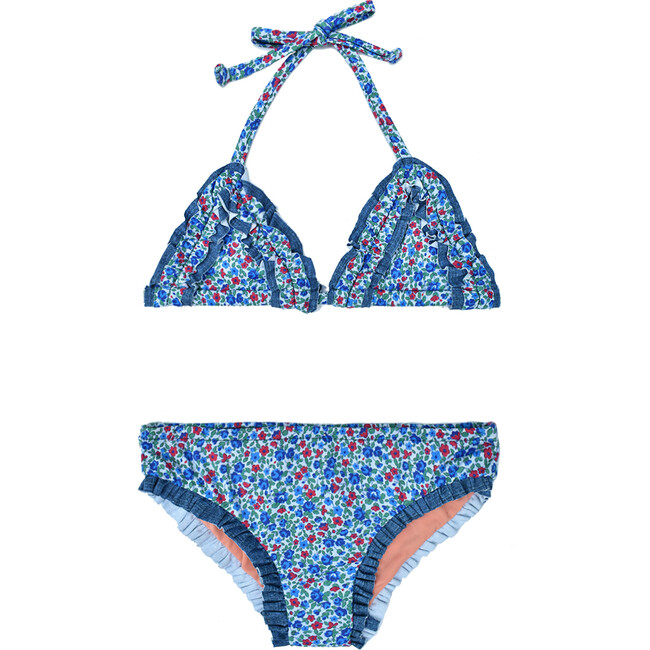 Mini Marella Bikini, Blue - 98 Coast Av. Mommy & Me Shop | Maisonette