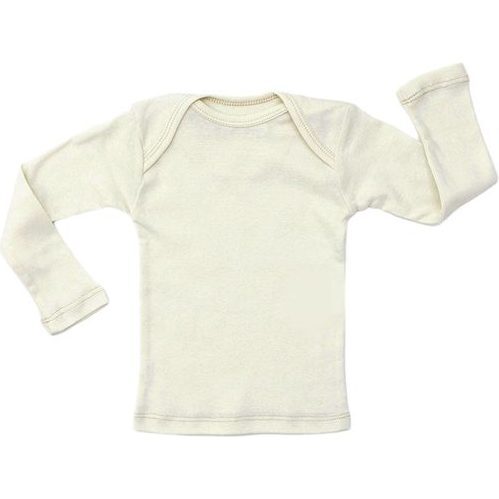 Lap Shoulder Tee Long Sleeve Sand - T-Shirts - 1