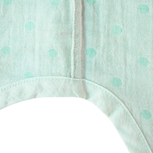 100% GOTS-Certified Organic Cotton Sleeveless Bodysuit, Mint - Onesies - 3