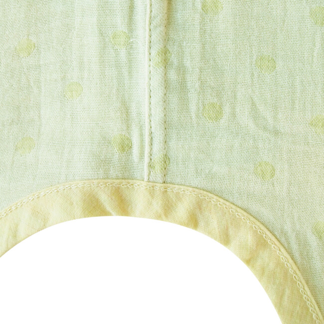 100% GOTS-Certified Organic Cotton Sleeveless Bodysuit, Lime - Onesies - 3