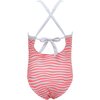 Orange Crush X Back Tie Swimsuit - One Pieces - 2
