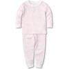 Sweathearts Toddler Pajama Set, White & Pink - Pajamas - 1 - thumbnail
