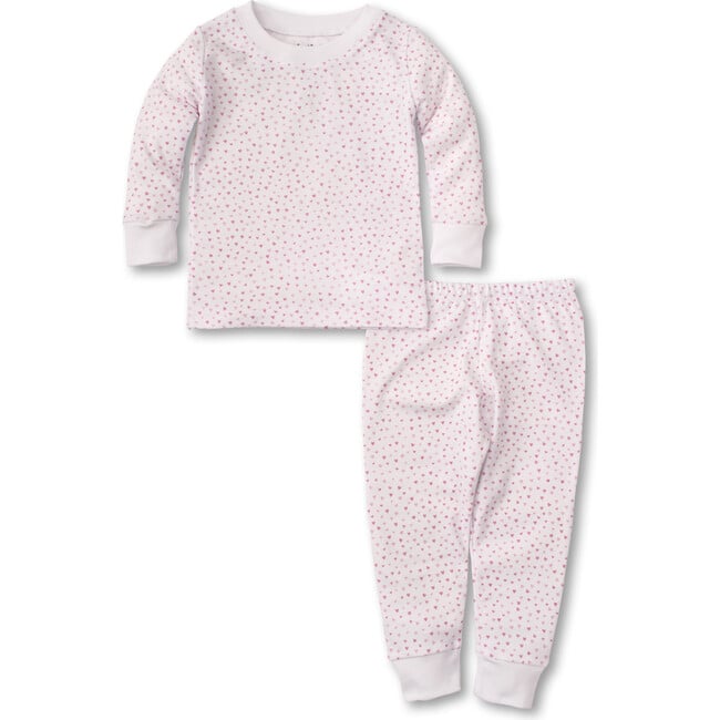 Sweathearts Toddler Pajama Set, White & Pink - Pajamas - 2