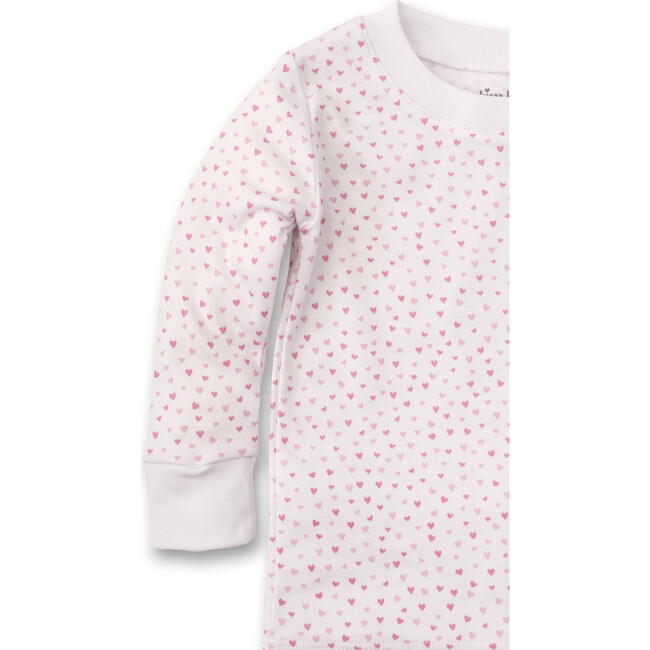 Sweathearts Toddler Pajama Set, White & Pink - Pajamas - 3
