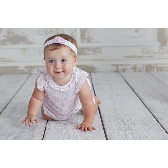 Sweethearts Sunsuit Set, White & Pink - Mixed Apparel Set - 3