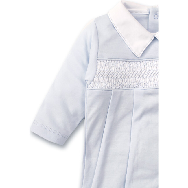 Charmed Collar Footie, Blue - Onesies - 2