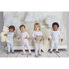 Sweathearts Toddler Pajama Set, White & Pink - Pajamas - 5 - thumbnail