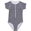 Nautical Stripe Short Sleeve Surf Suit - Underwear - 1 - thumbnail