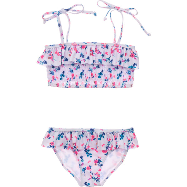 Pretty Petals Shoulder Tie Bikini - Snapper Rock Swim | Maisonette