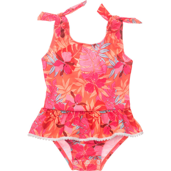 Tropical Punch Skirt Swimsuit