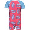 Geo Whale Short Sleeve Sunsuit - One Pieces - 2