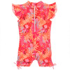 Tropical Punch Flutter Sleeve Swimsuit - Onesies - 2