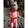 Tropical Punch Flutter Sleeve Swimsuit - Onesies - 4
